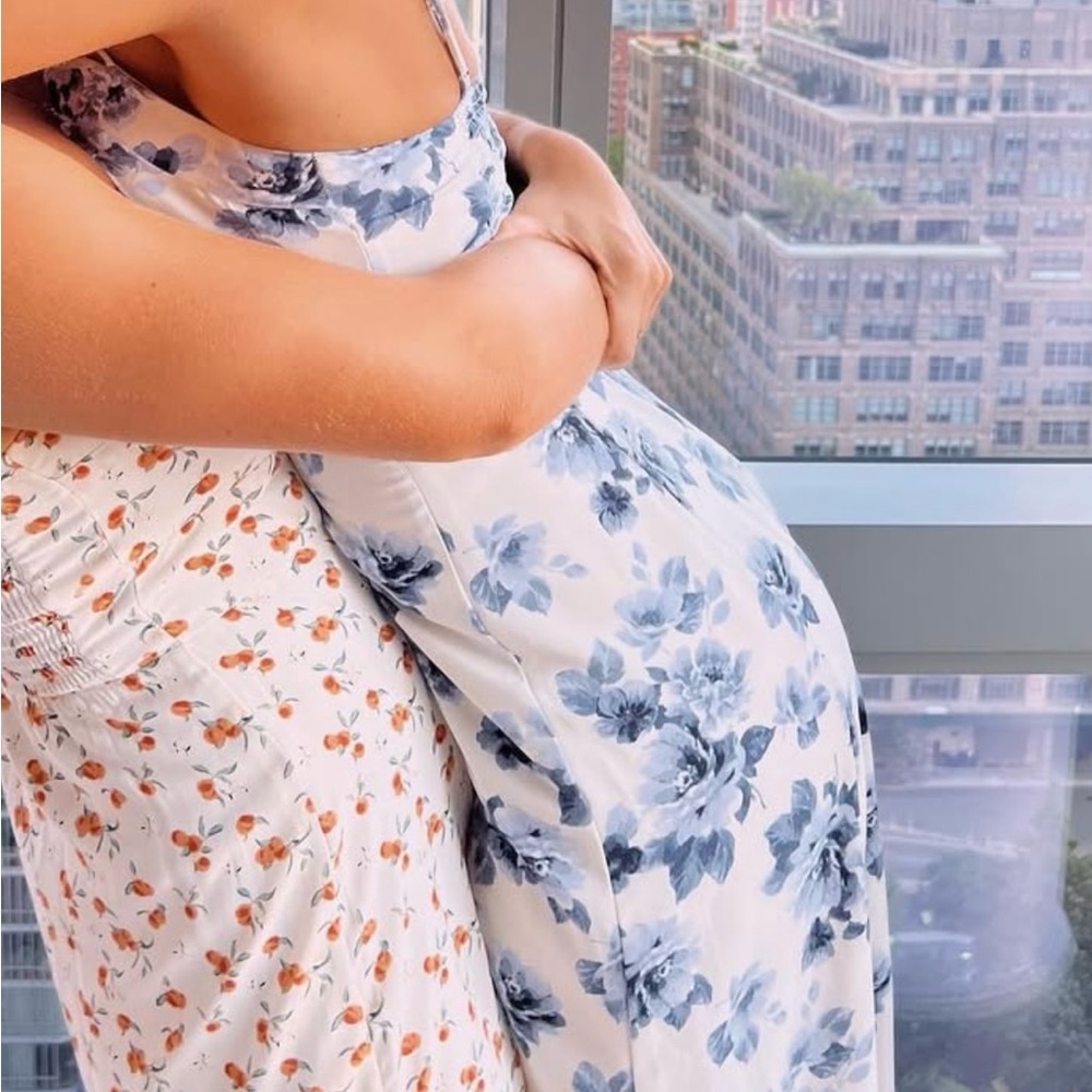Abercrombie & Fitch Blue Floral Dress